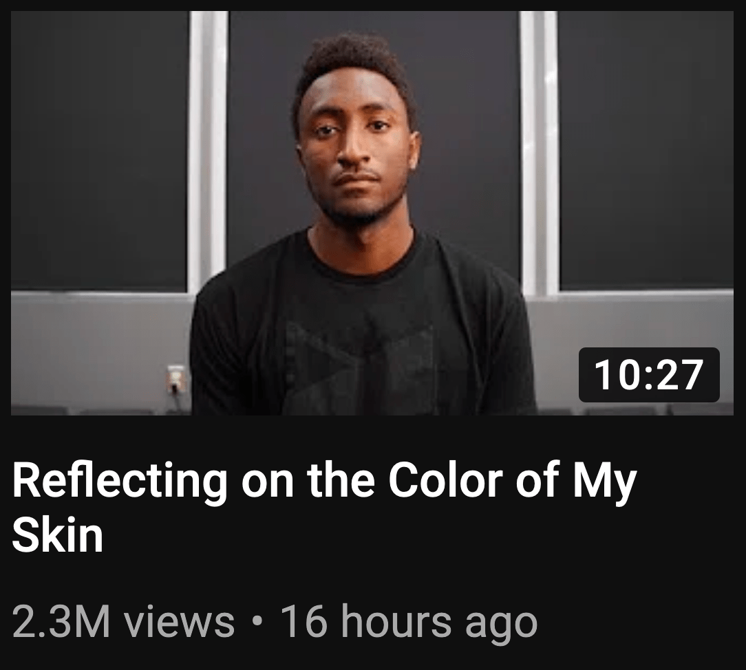 YouTube thumbnail of an MKBHD video
